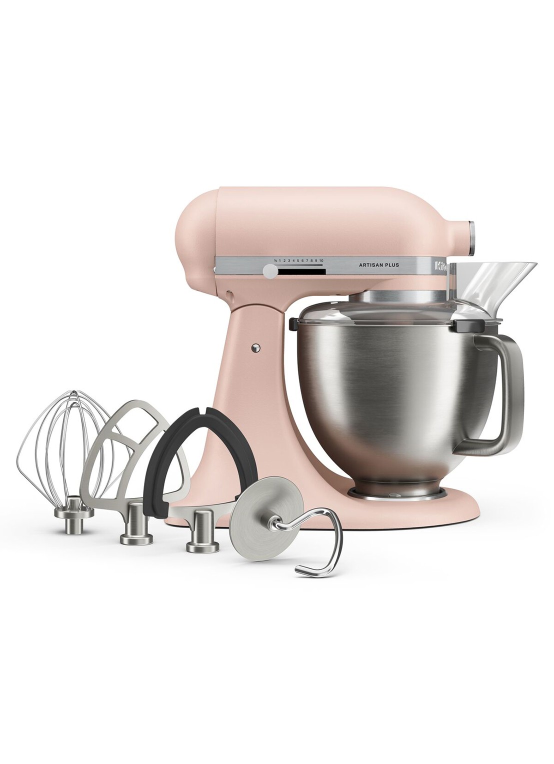 KitchenAid Artisan Plus keukenmachine met kantelbare kop 4,7 liter - detail 3 feather pink