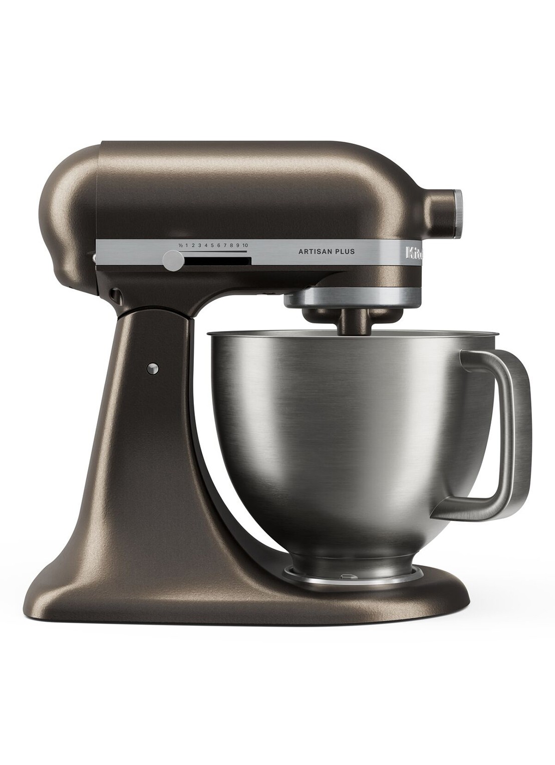 KitchenAid Artisan Plus keukenmachine met kantelbare kop 4,7 liter - voorkant 3 lichtbruin