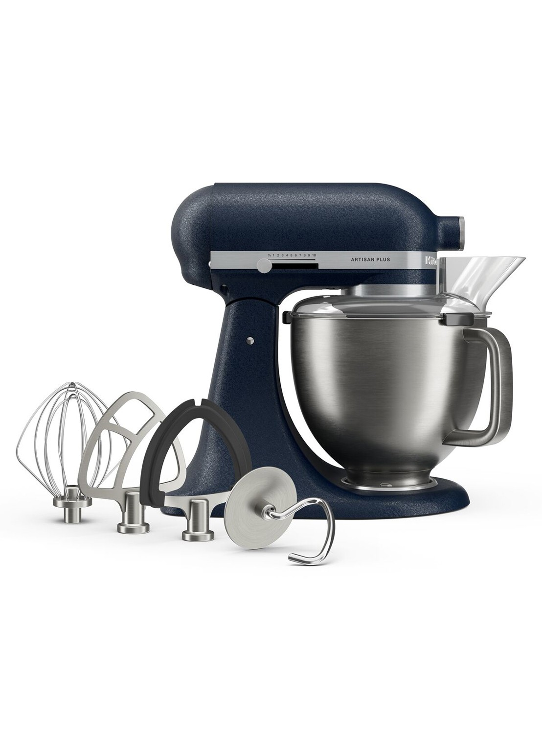 KitchenAid Artisan Plus keukenmachine met kantelbare kop 4,7 liter - detail donkerblauw