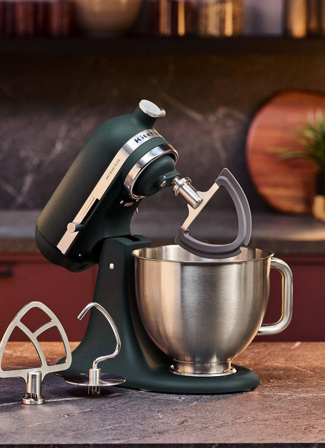 KitchenAid Artisan Plus keukenmachine met kantelbare kop 4,7 liter - detail 5 pebbled palm