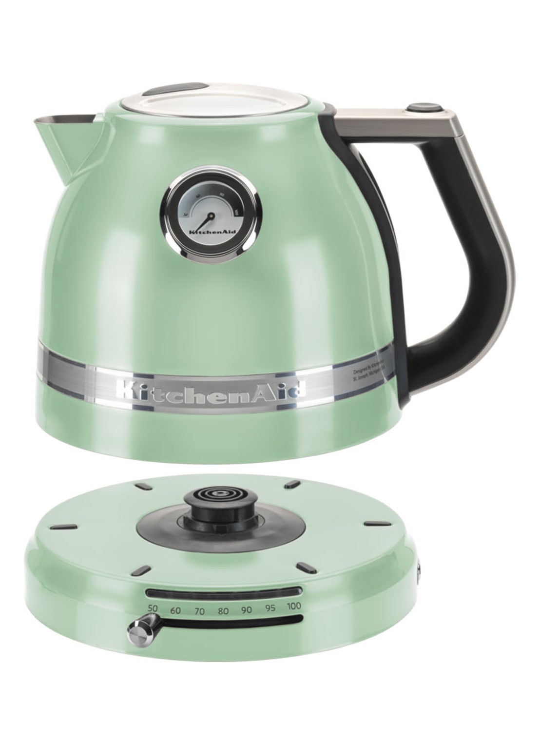 KitchenAid Artisan variabale waterkoker 1,5 liter 5KEK1522EPT - Pistache - detail 7 mint