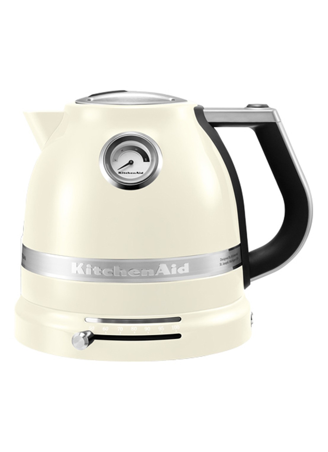 KitchenAid Artisan waterkoker 1,5 liter 5KEK1522 - Amandelwit - voorkant 2 creme