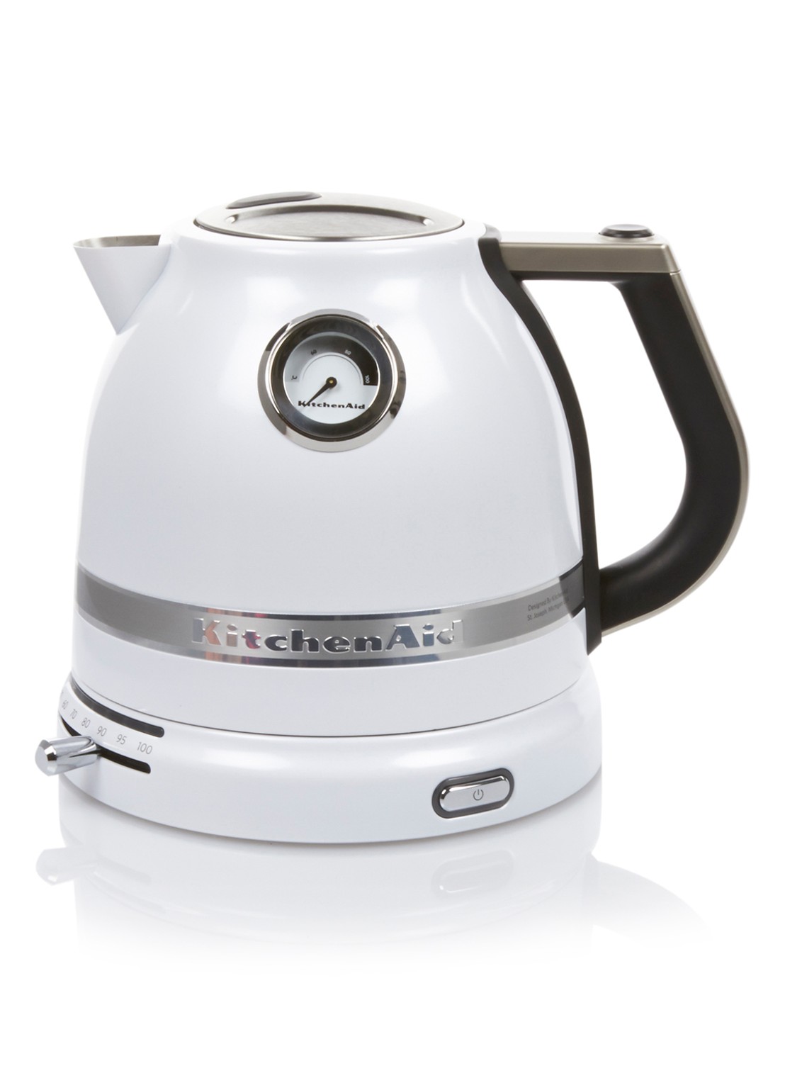 KitchenAid Artisan waterkoker 1,5 liter 5KEK1522 - Parelmoer - voorkant parelmoer
