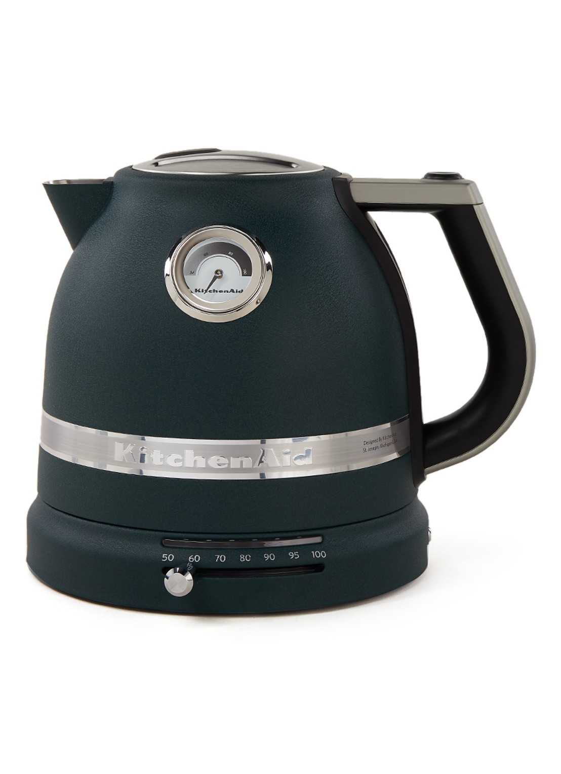 KitchenAid Artisan waterkoker 1,5 liter 5KEK1522 - Pebbled Palm - voorkant groen