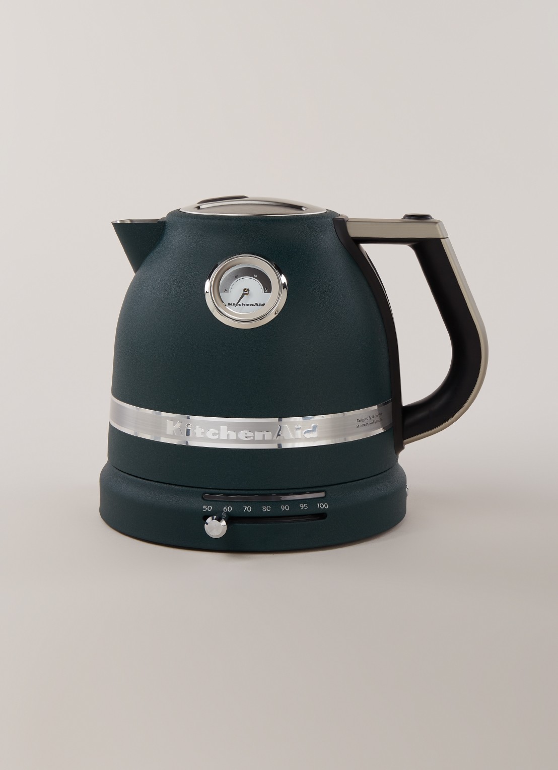 KitchenAid Artisan waterkoker 1,5 liter 5KEK1522 - Pebbled Palm - voorkant 2 groen