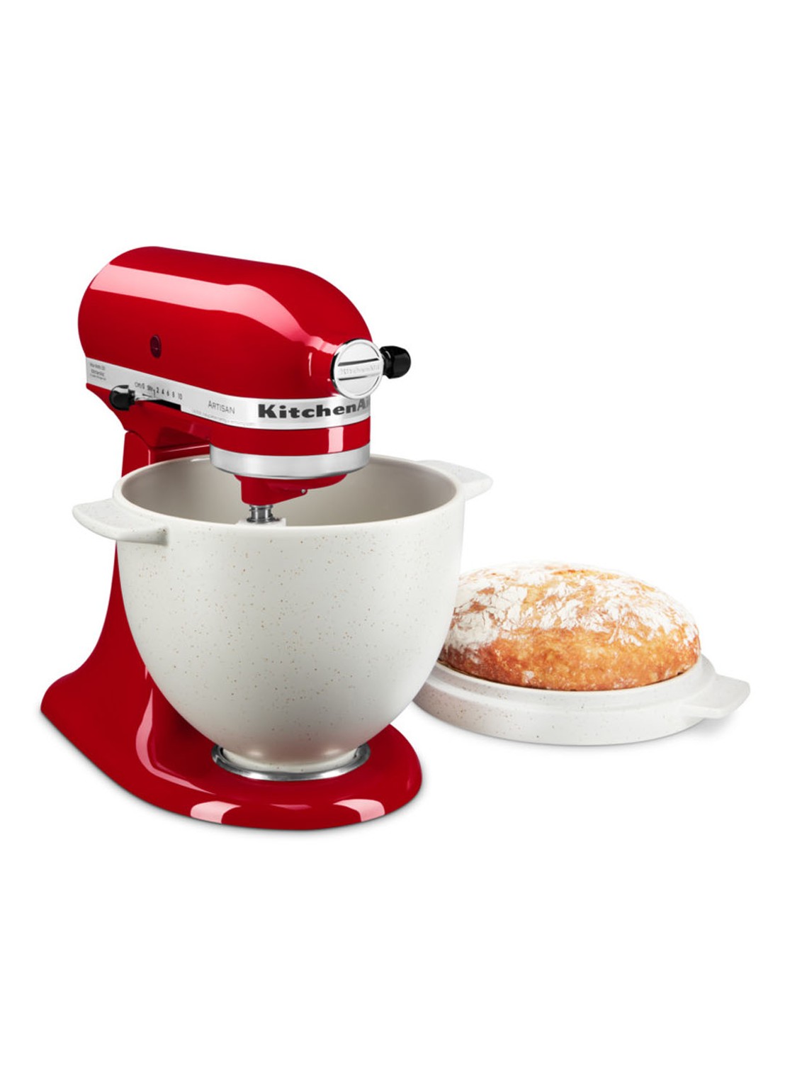 KitchenAid Broodkom 4,8 liter voor mixer-keukenrobot 5KSM2CB5BGS - voorkant 7 creme