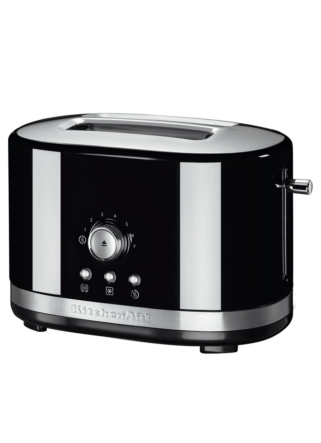 KitchenAid Broodrooster 2-slots 5KMT2116 - Onyx Zwart - voorkant zwart