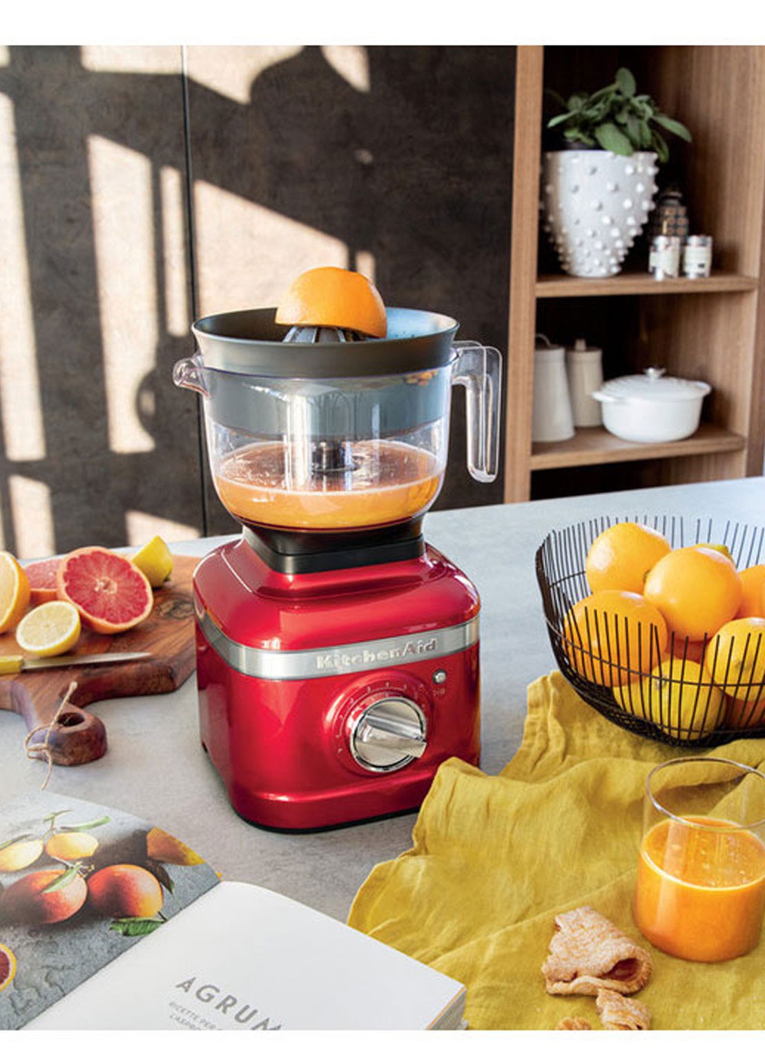 KitchenAid Citruspers opzetstuk 1 liter K4026 voor Artisan blender - voorkant 3 zwart
