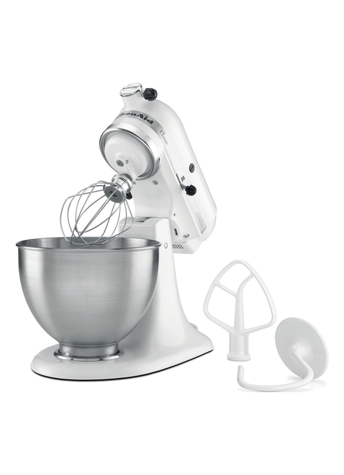 KitchenAid Classic keukenmachine 4,3 liter 5K45SSEWH - Wit - detail 4 wit