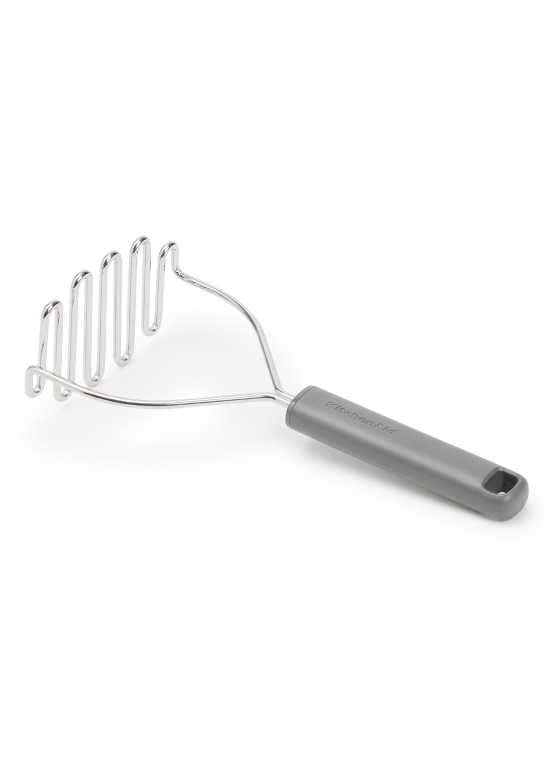 KitchenAid Classic pureestamper 26 cm  - voorkant grijs