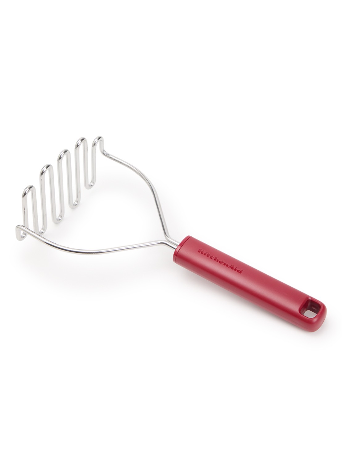 KitchenAid Classic pureestamper 26 cm  - voorkant rood