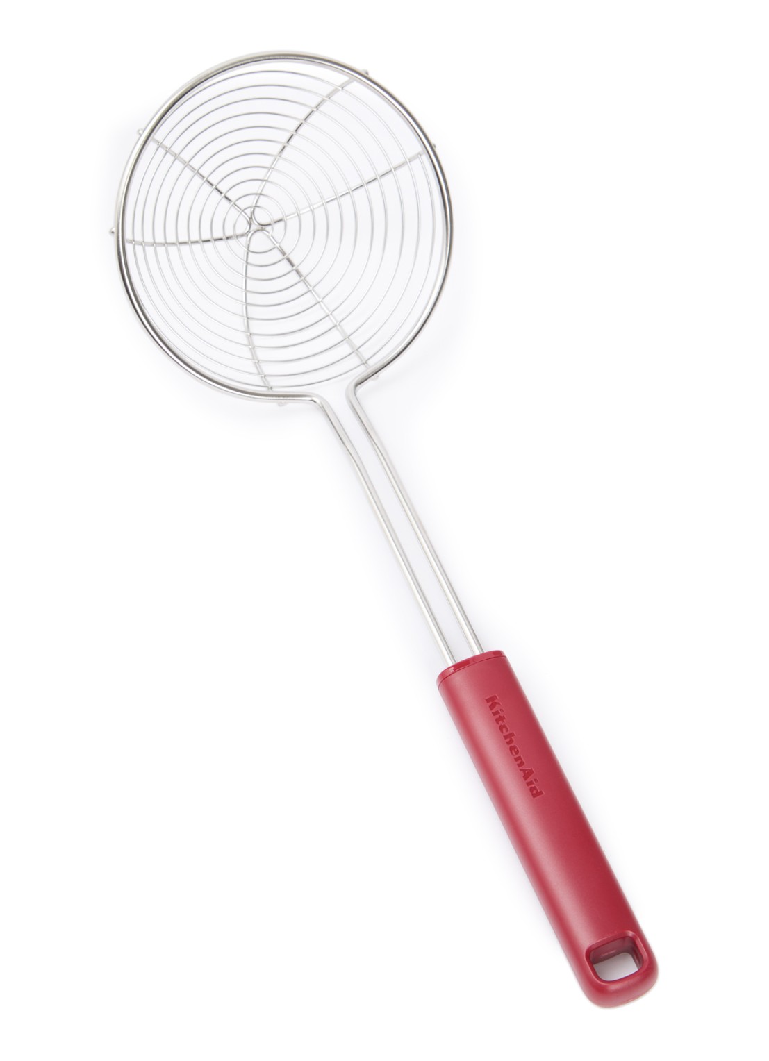 KitchenAid Classic schuimspaan 35 cm - voorkant rood