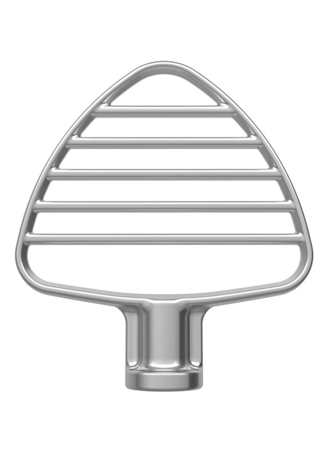 KitchenAid Deegklopper RVS voor mixer-keukenrobot 5KSMPB5SS - voorkant zilver