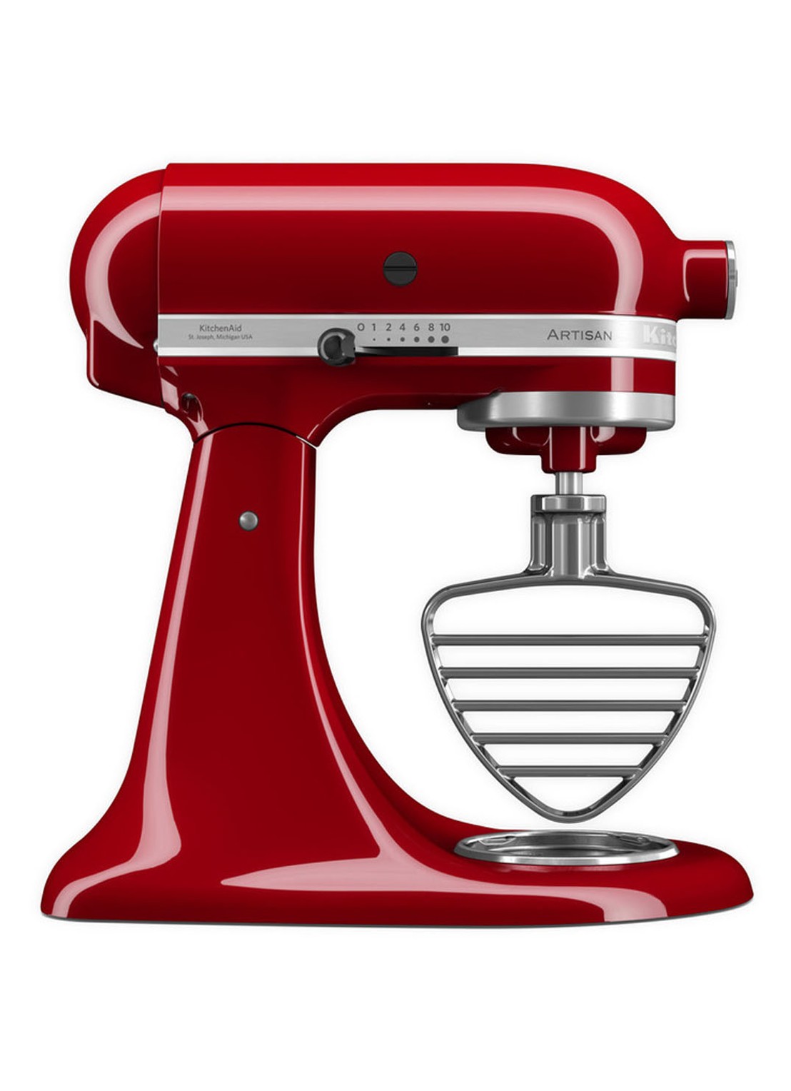 KitchenAid Deegklopper RVS voor mixer-keukenrobot 5KSMPB5SS - voorkant 2 zilver