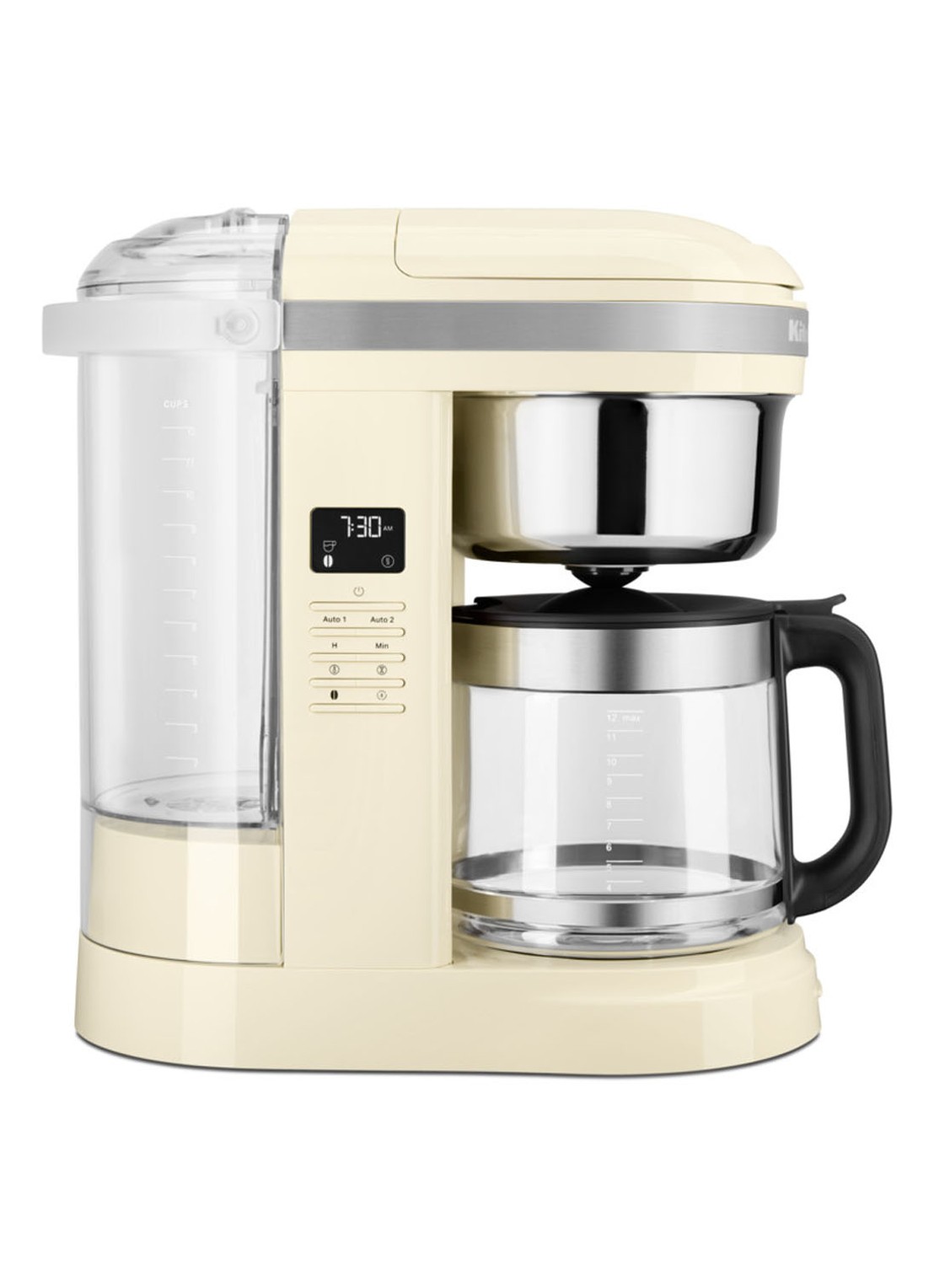 KitchenAid Filterkoffiezetapparaat 1,7 liter 5KCM1209 - voorkant 2 amandelwit