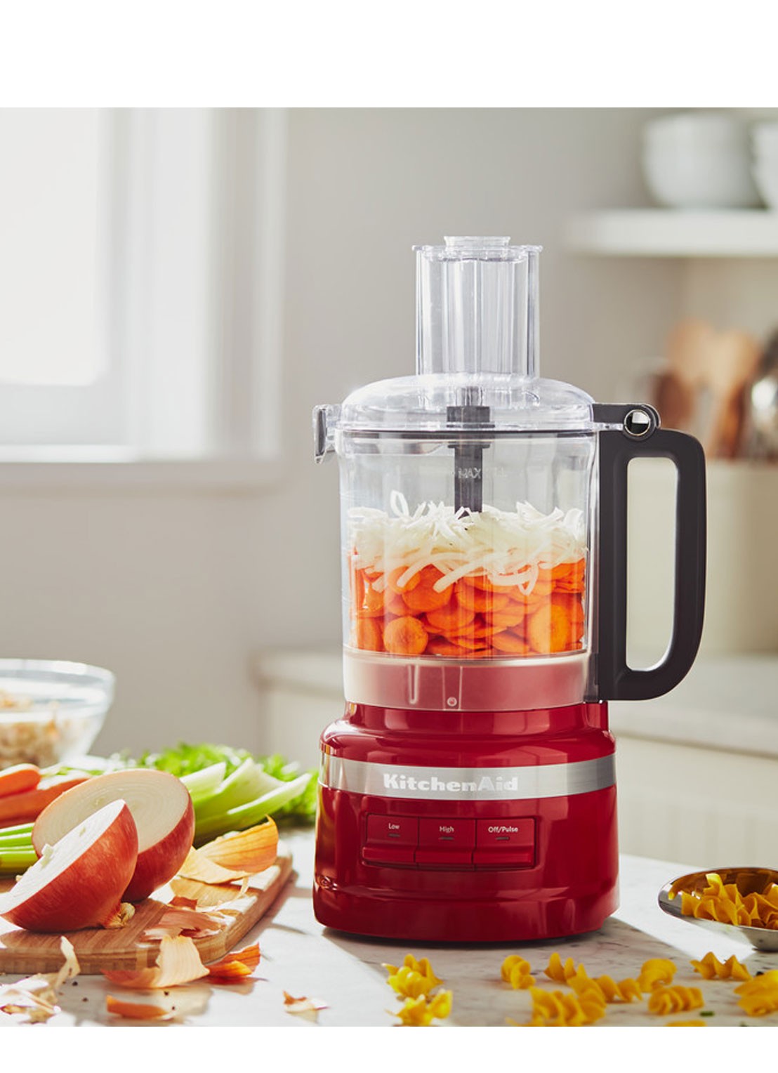 KitchenAid Foodprocessor 2,1L 5KFP0919EER - voorkant 2 steenrood