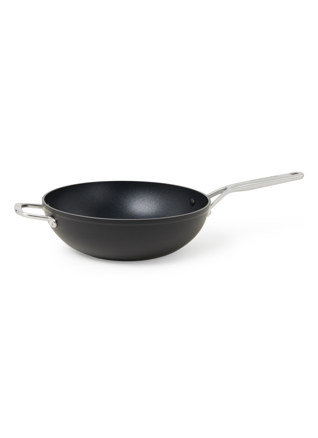 KitchenAid Forged Hardened Aluminium wokpan Ø30 cm - voorkant zwart