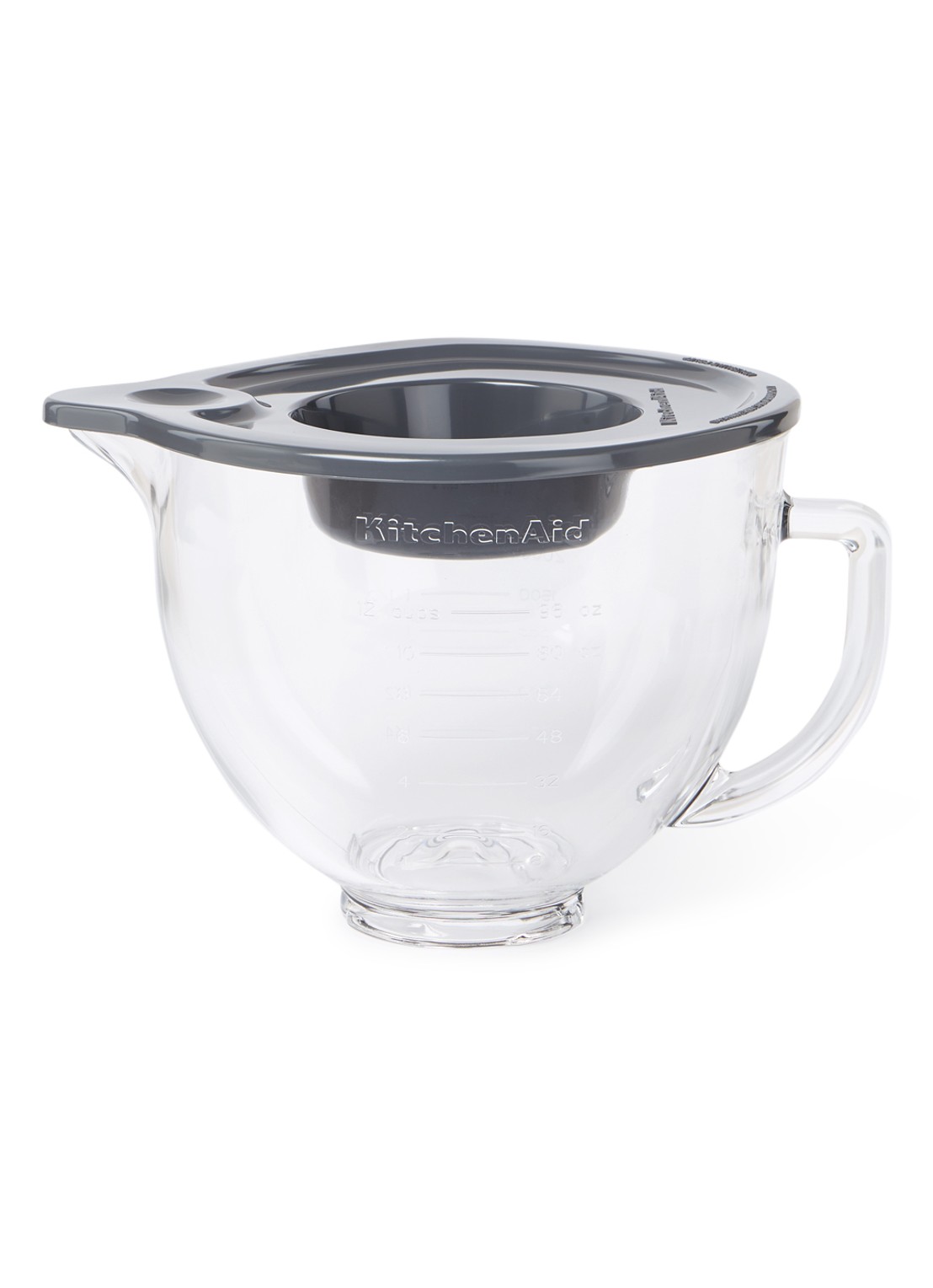 KitchenAid Glazen mengkom 4,7 liter - voorkant 5 transparant