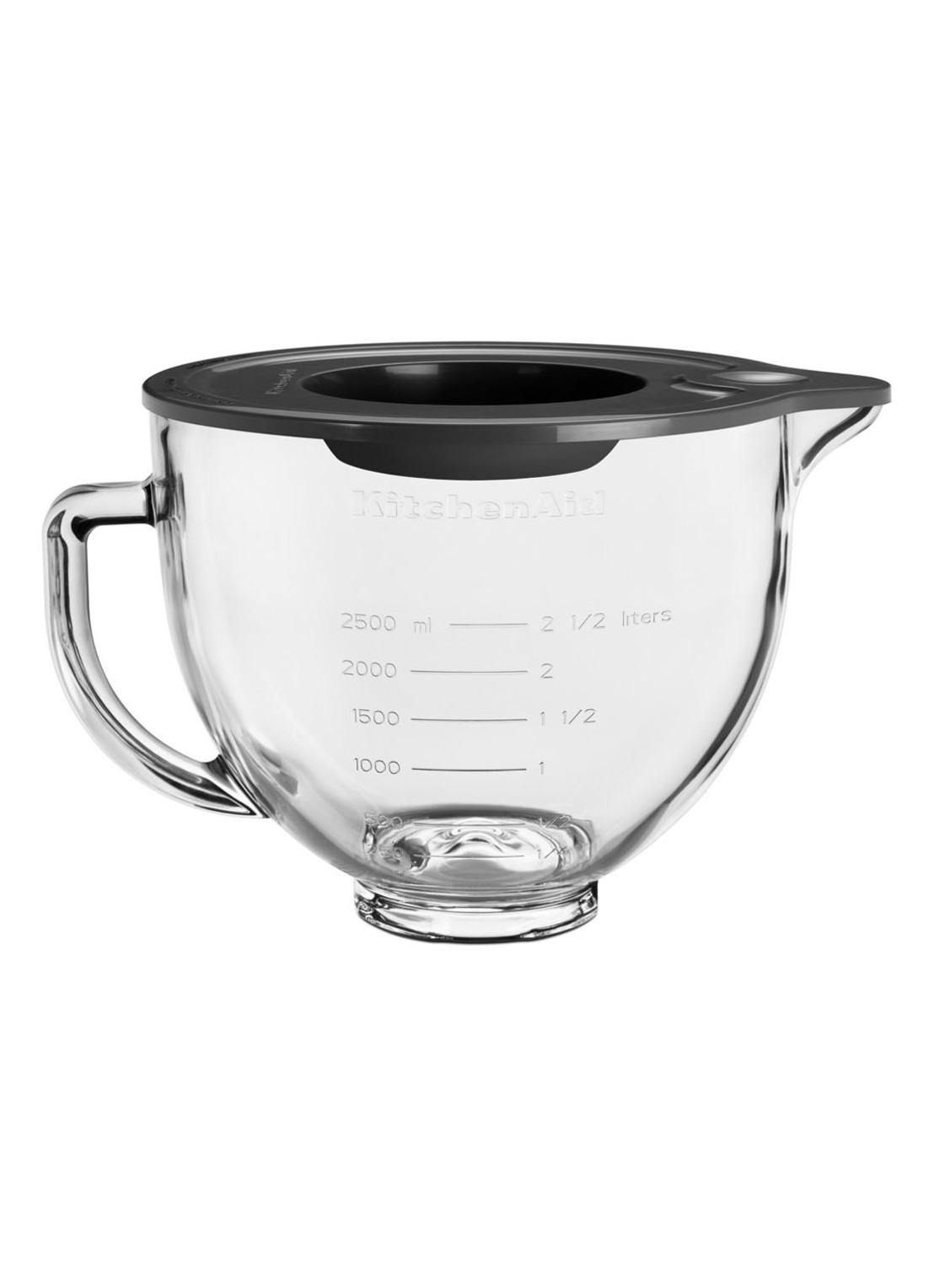 KitchenAid Glazen mengkom 4,7 liter - voorkant 6 transparant