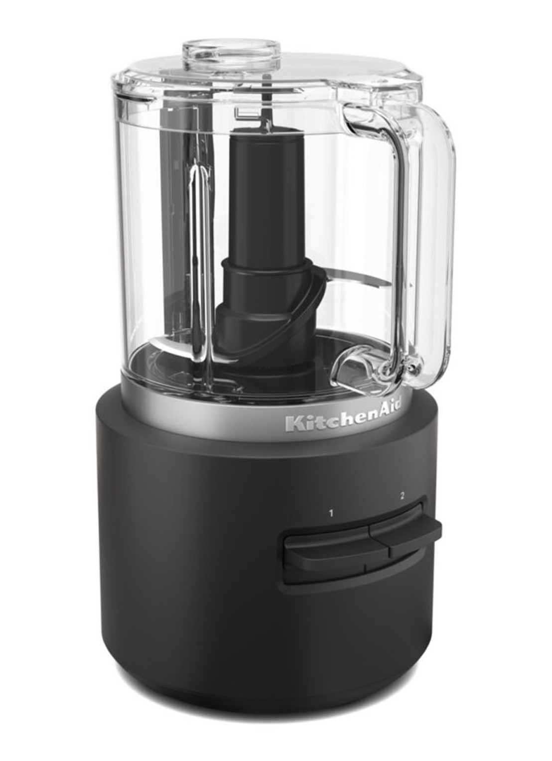 KitchenAid Go draadloze hakmolen 1,18 liter 5KFCR531BM - Zwart - voorkant zwart