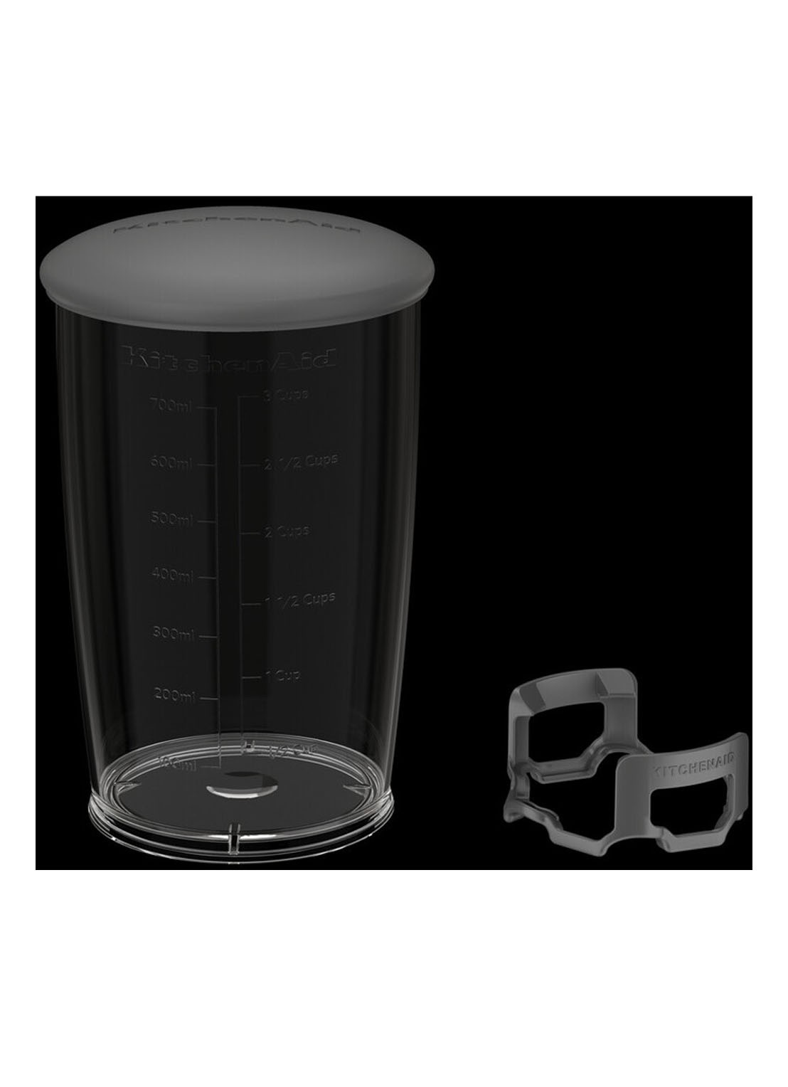 KitchenAid Go draadloze staafmixer 5KHBRV71BM - Zwart - detail 4 zwart