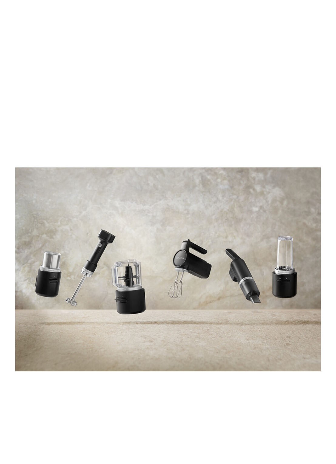 KitchenAid Go draadloze staafmixer 5KHBRV71BM - Zwart - detail 7 zwart