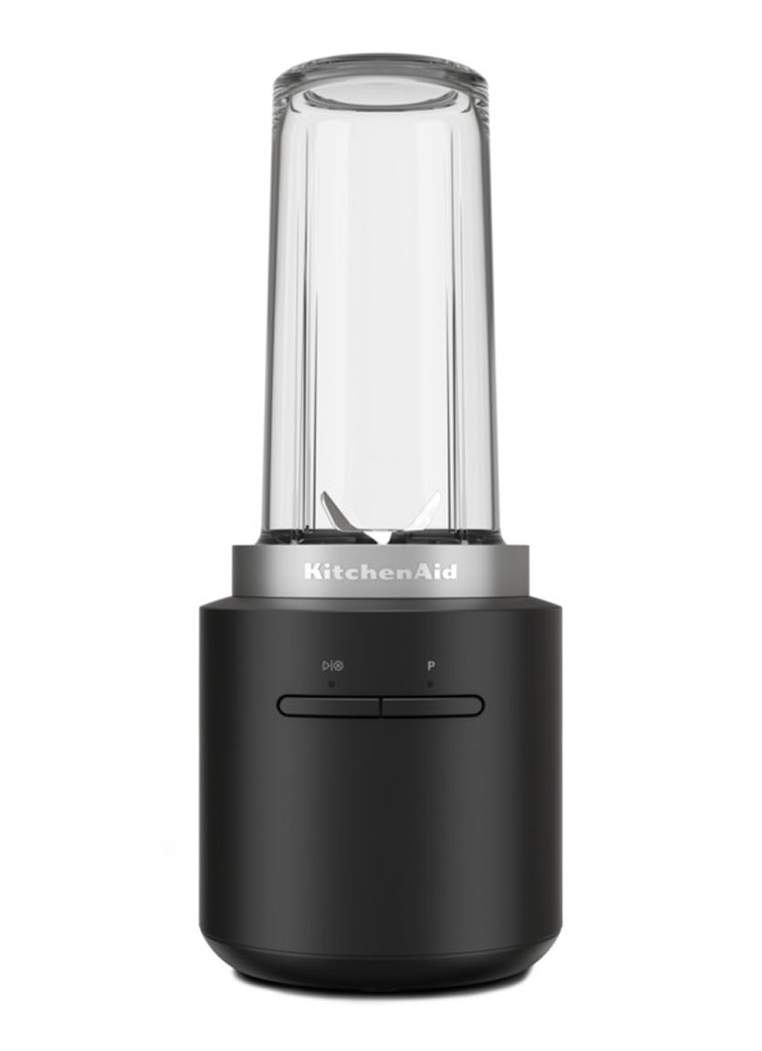 KitchenAid Go Mini draadloze blender 0,47 liter 5KSBR256BM - Zwart - voorkant zwart