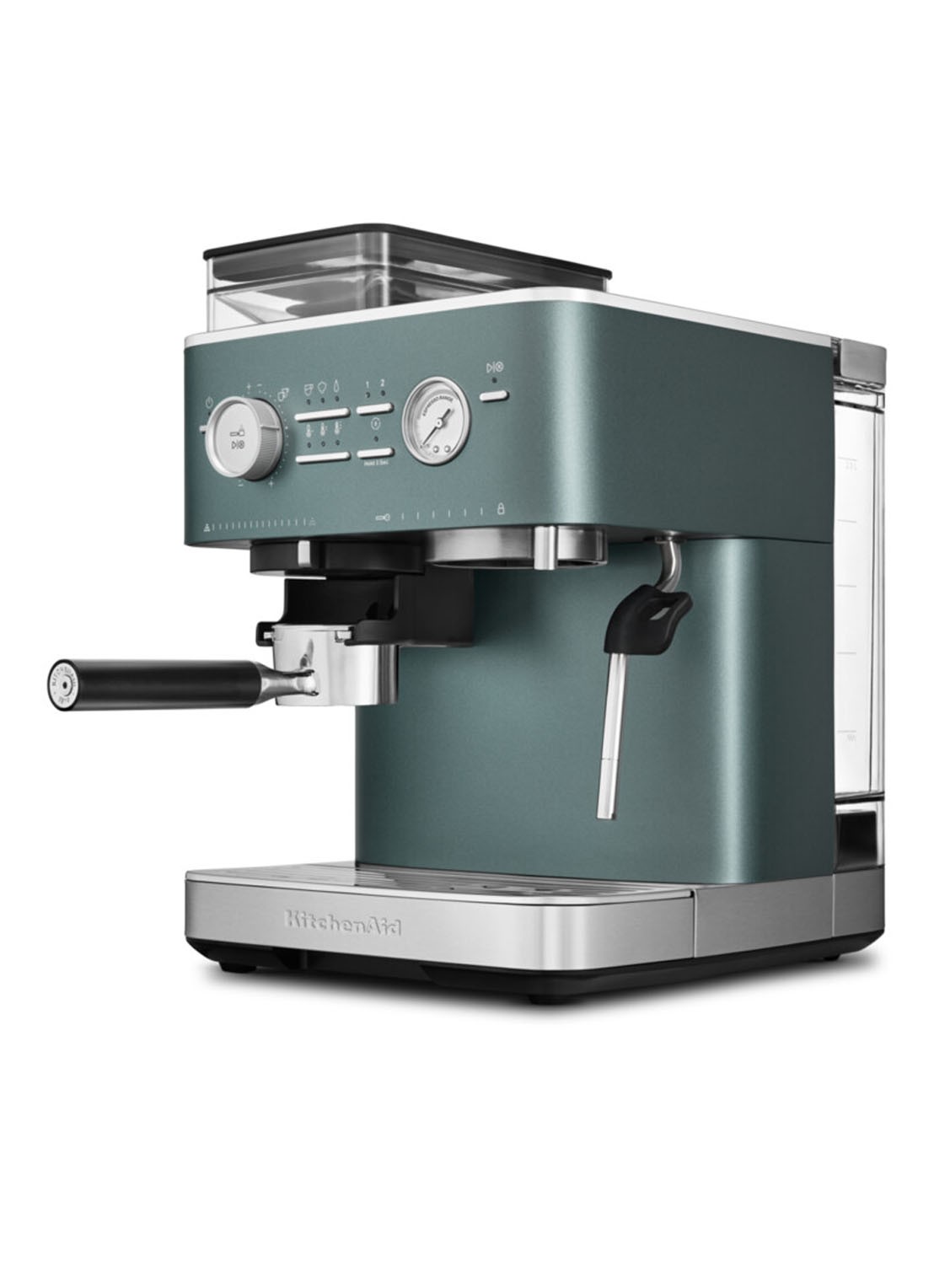 KitchenAid Halfautomatische espressomachine met koffiemolen - detail 4 groen