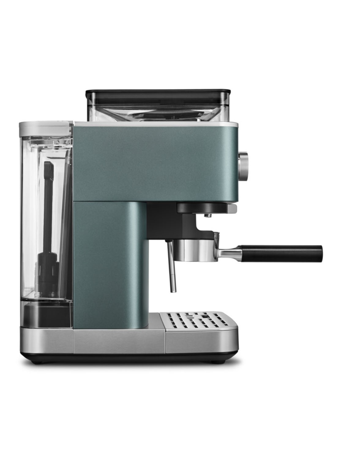 KitchenAid Halfautomatische espressomachine met koffiemolen - voorkant 2 groen