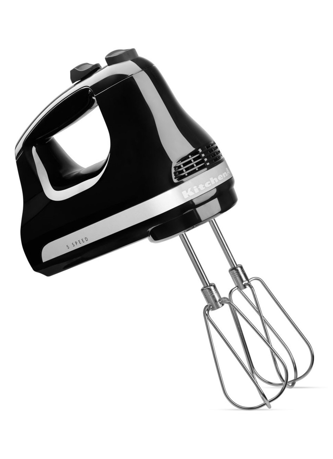 KitchenAid Handmixer 5KHM5110EOB - Onyx Zwart - voorkant zwart
