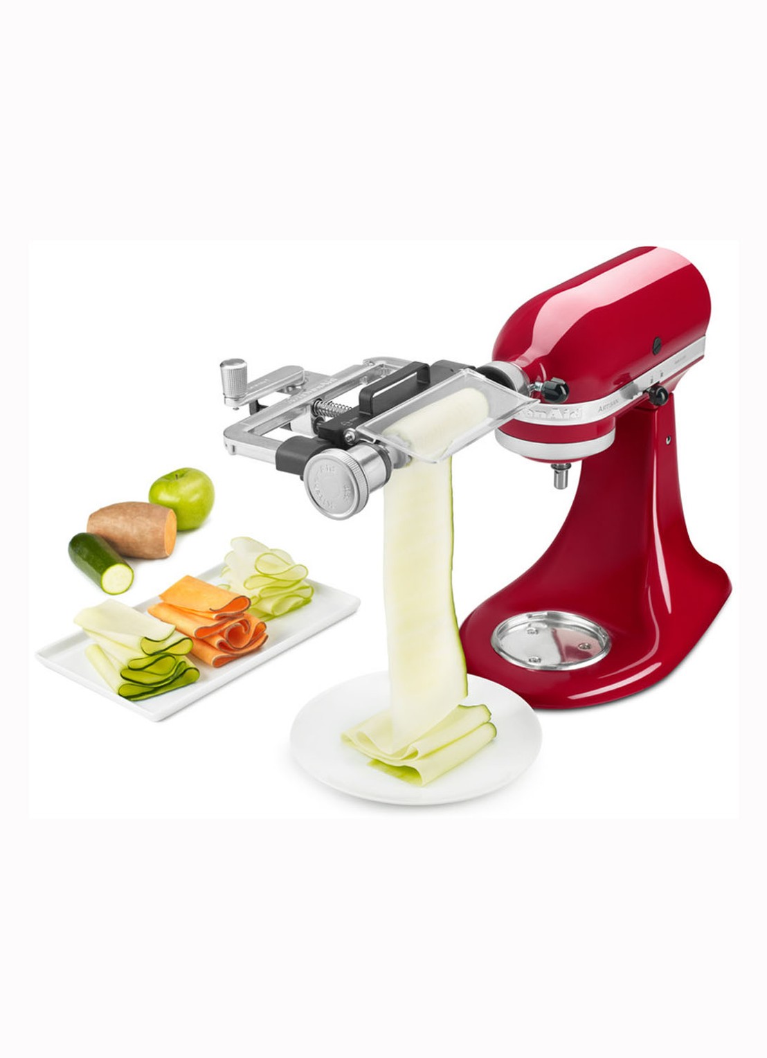 KitchenAid Japanse groentesnijder 5KSMSCA - voorkant zilver
