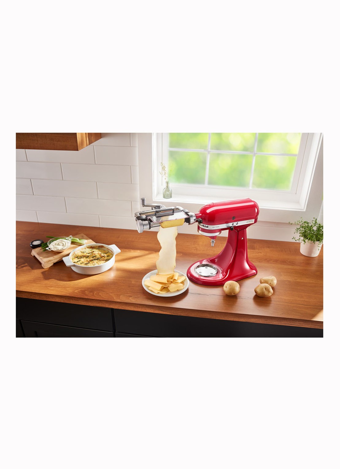 KitchenAid Japanse groentesnijder 5KSMSCA - voorkant 2 zilver
