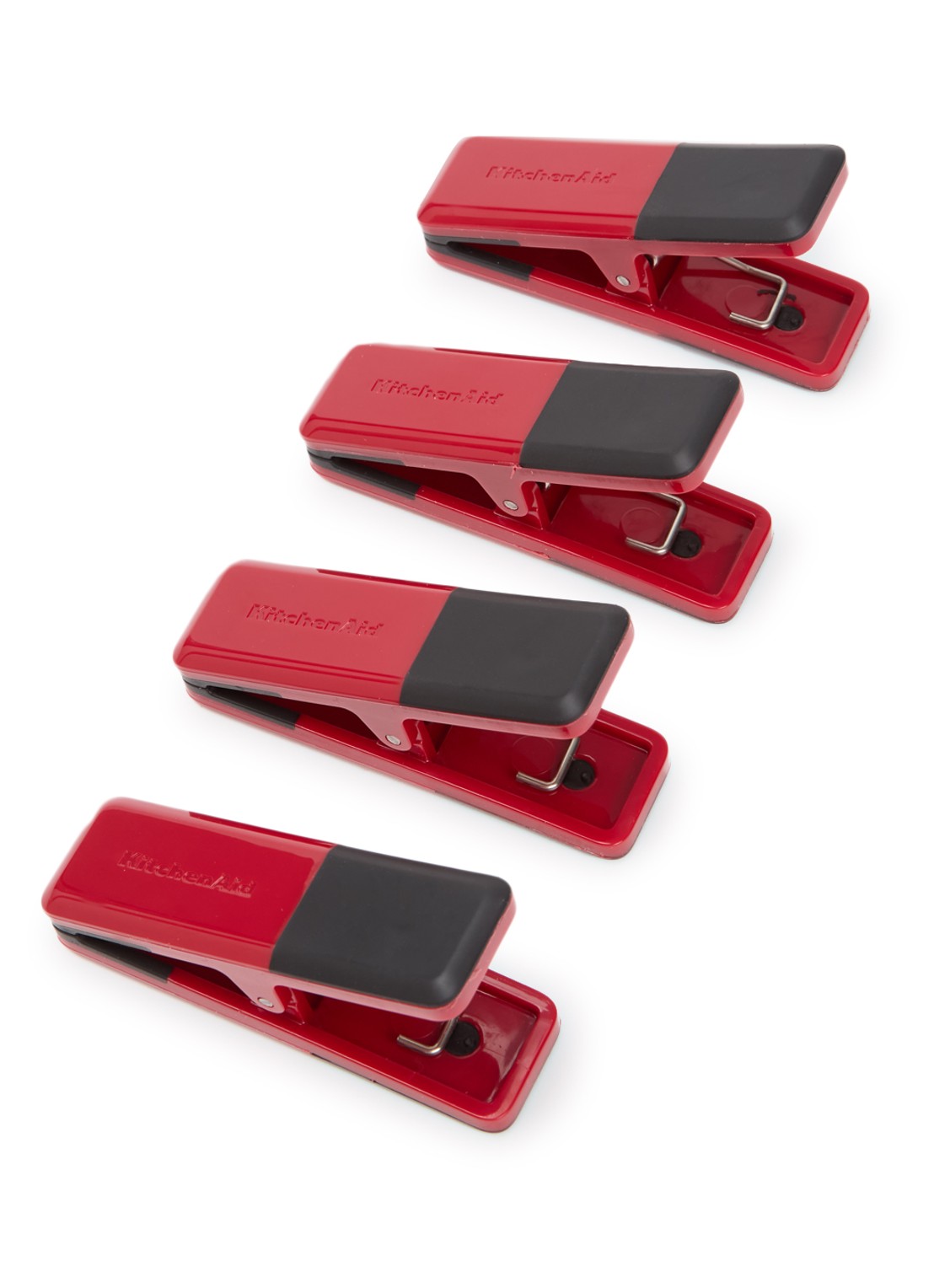 KitchenAid Knijpers set van 4 - voorkant rood