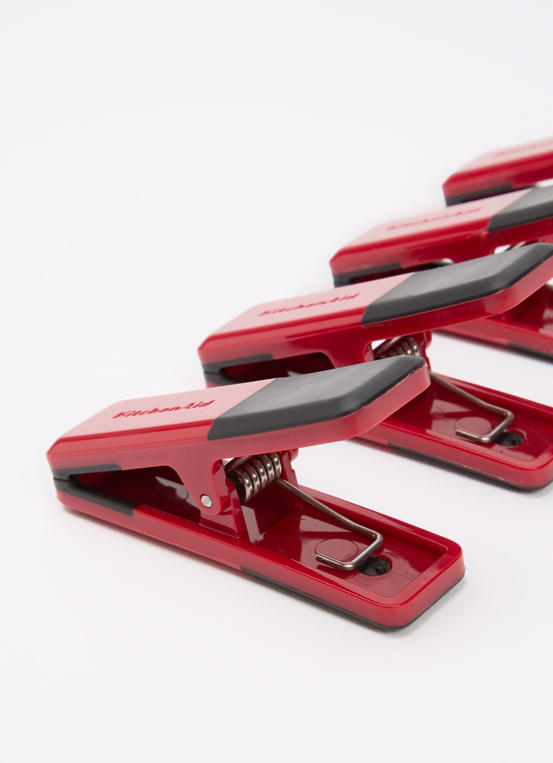KitchenAid Knijpers set van 4 - voorkant 2 rood