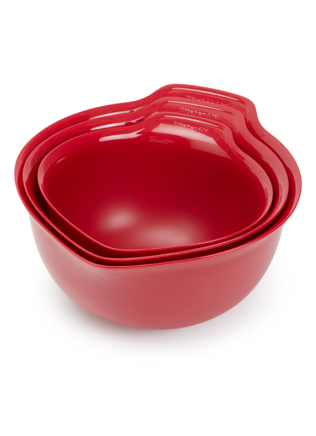 KitchenAid Kom set van 3 - voorkant rood