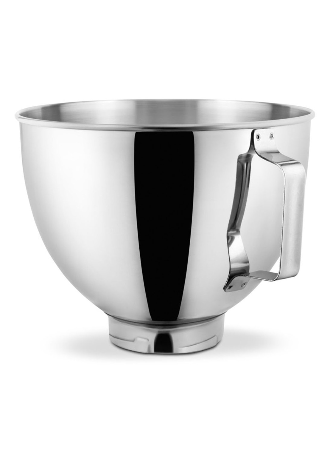 KitchenAid Mengkom van roestvrij staal 4,3 liter 5K45SBWH - Zilver Glans - voorkant 2 zilver