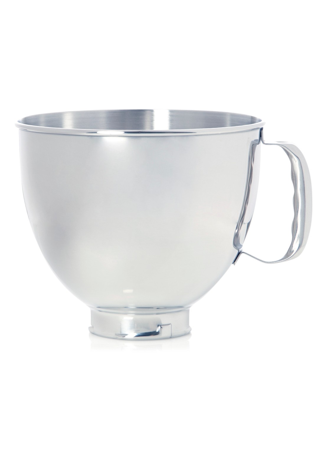 KitchenAid Mengkom van roestvrij staal 4,8 liter 5K5THSBP - Zilver Gepolijst - voorkant zilver