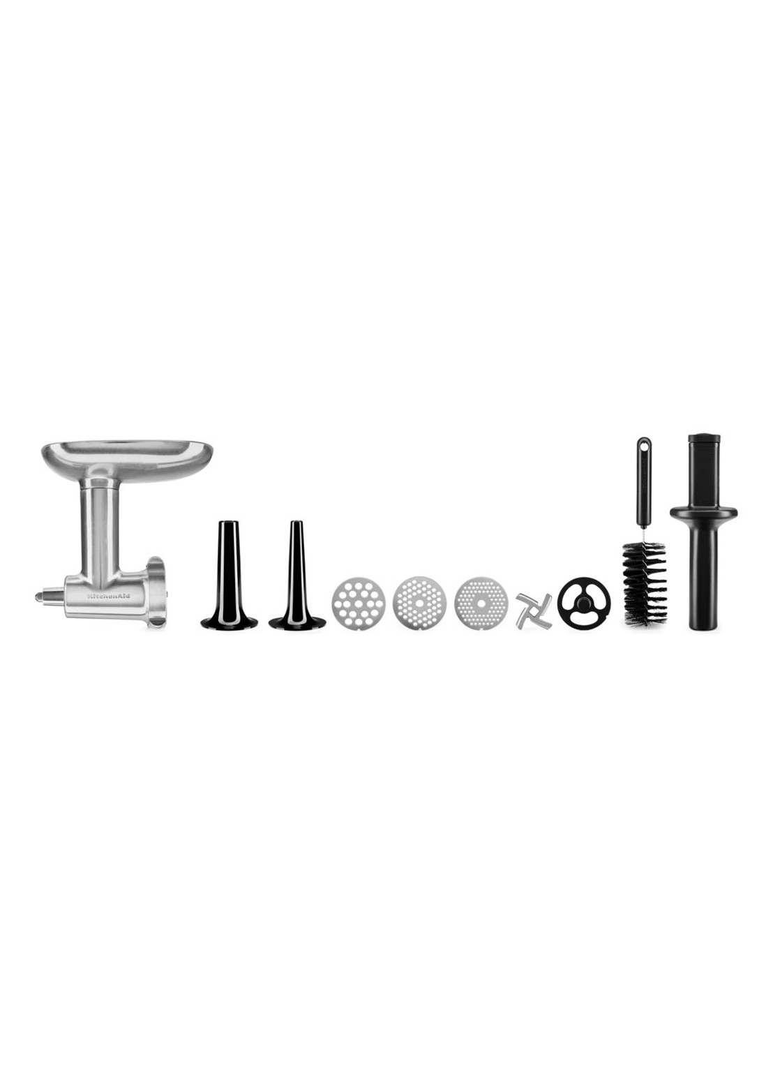 KitchenAid Metalen voedselmolen 5KSMMGA - detail zilver
