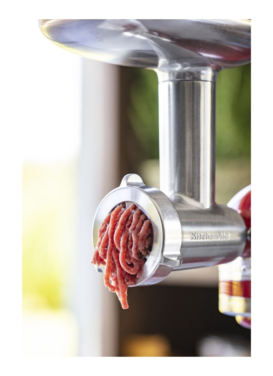 KitchenAid Metalen voedselmolen 5KSMMGA - voorkant 5 zilver