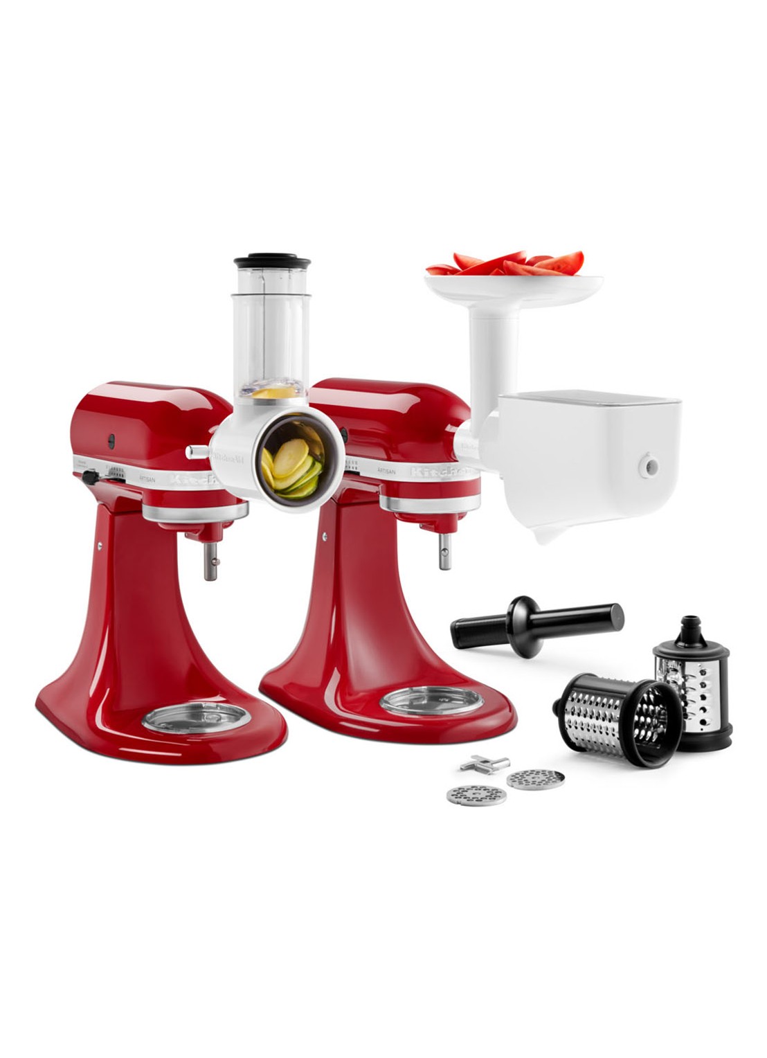 KitchenAid Omnifood accessoireset voor standmixer 5KSM2FPPC - voorkant wit