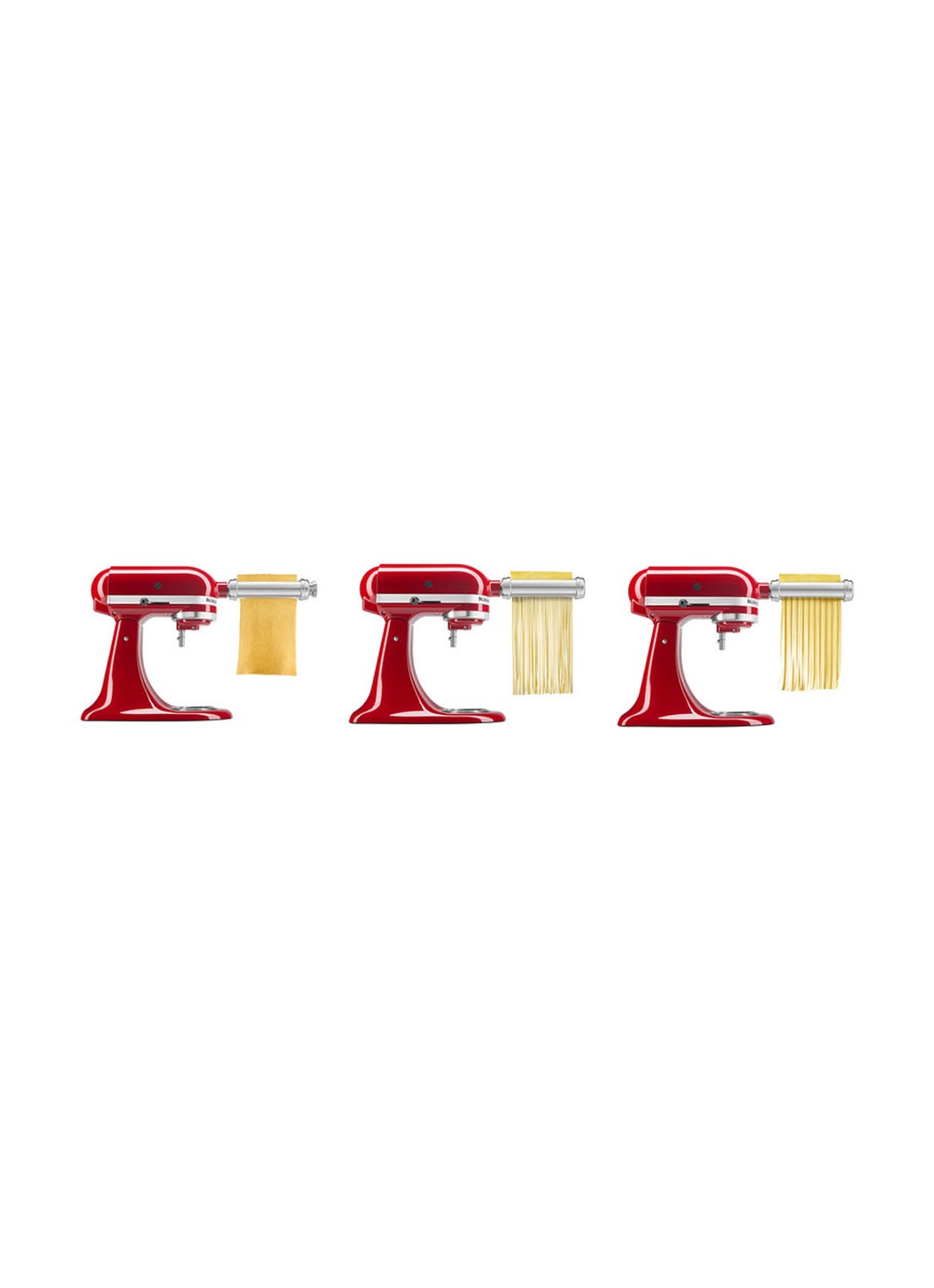 KitchenAid Pasta elementenset 5KSMPRA - detail zilver