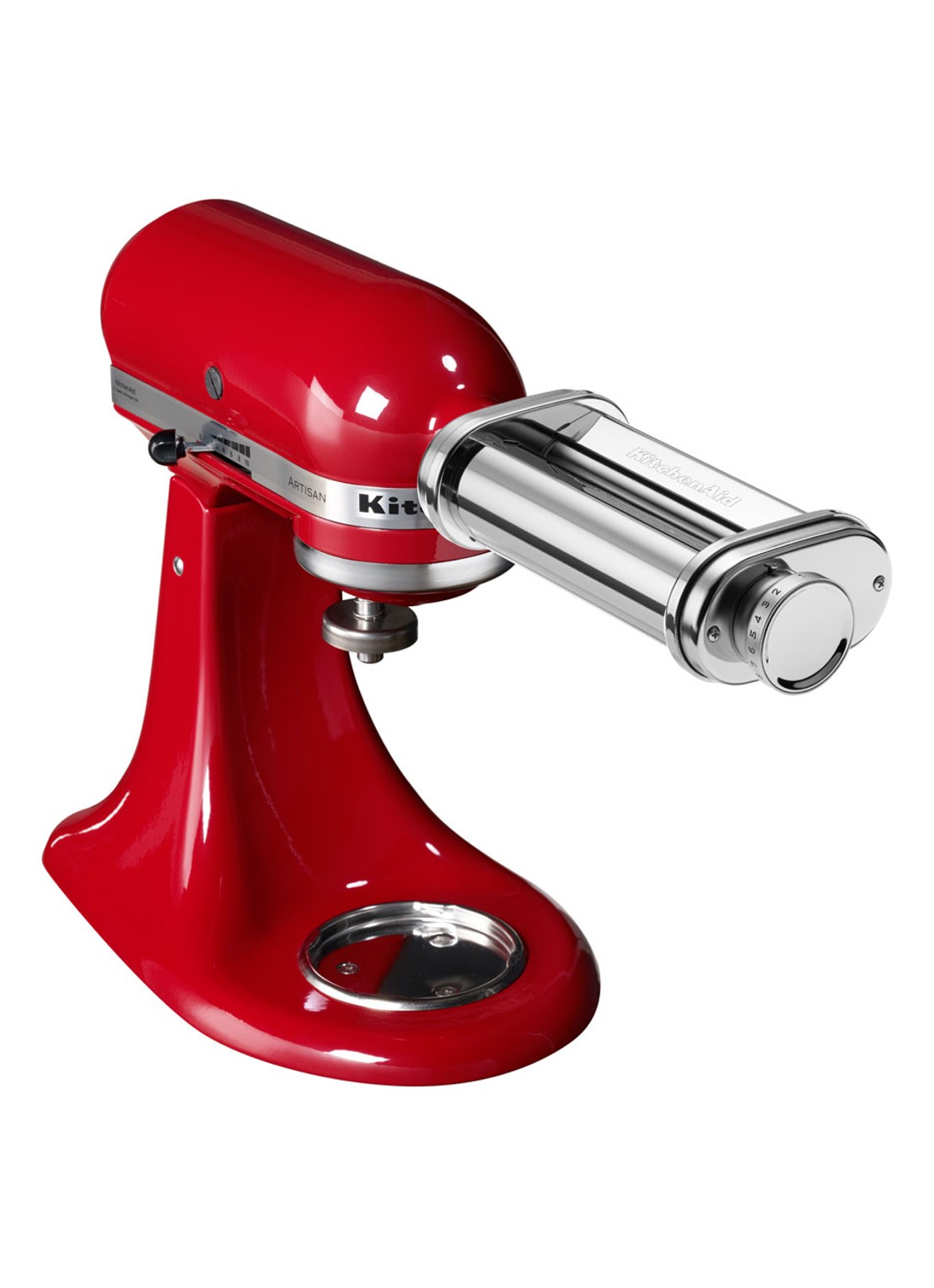 KitchenAid Pastaroller 5KSMPSA - voorkant 2 zilver