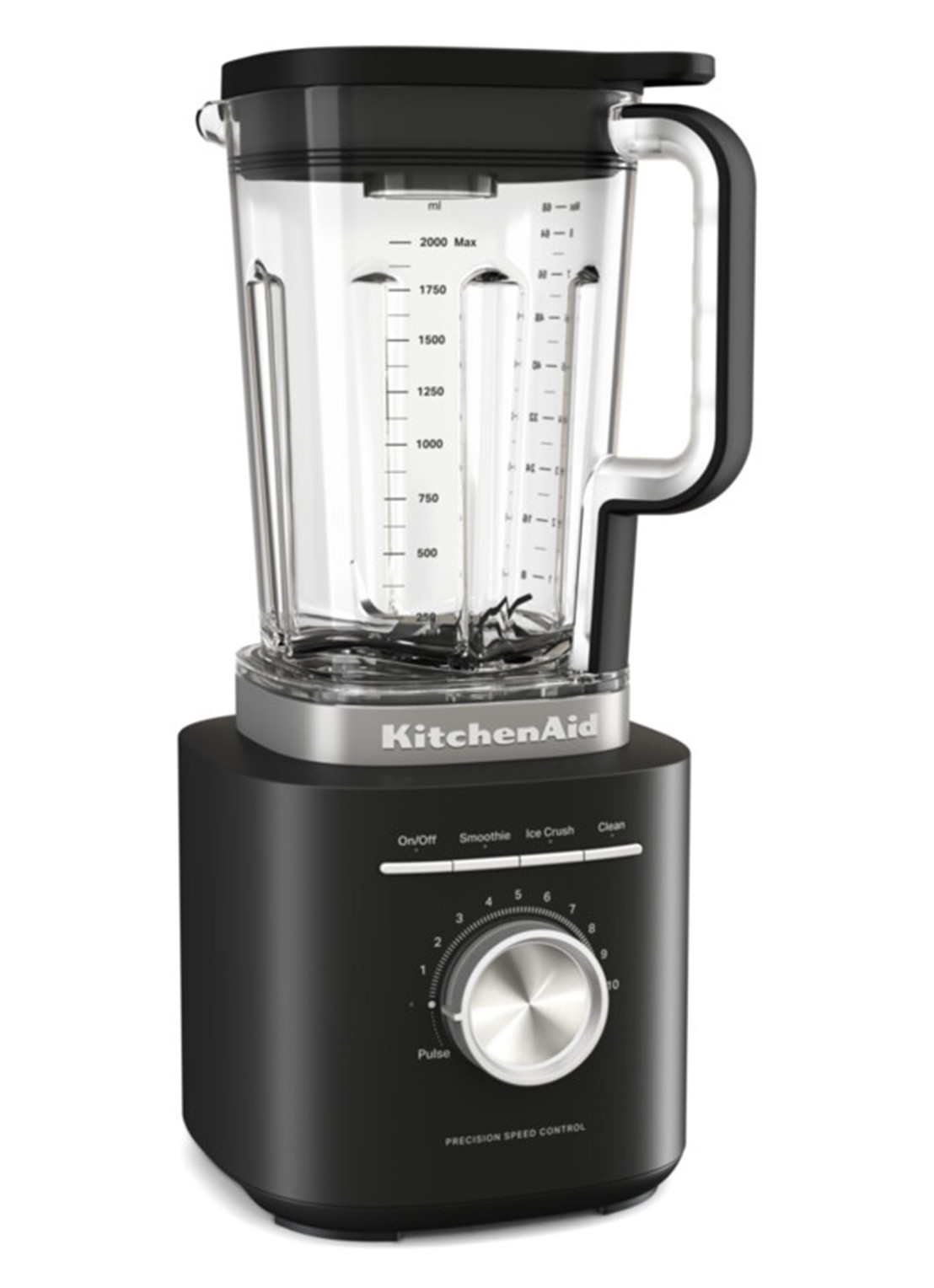 KitchenAid Pure Power blender 2 liter 5KSB2073 - voorkant 8 zwart