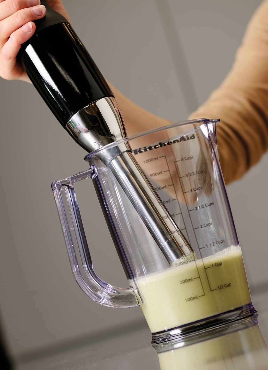 KitchenAid Staafmixer 5KHB2571EOB - voorkant 6 zwart