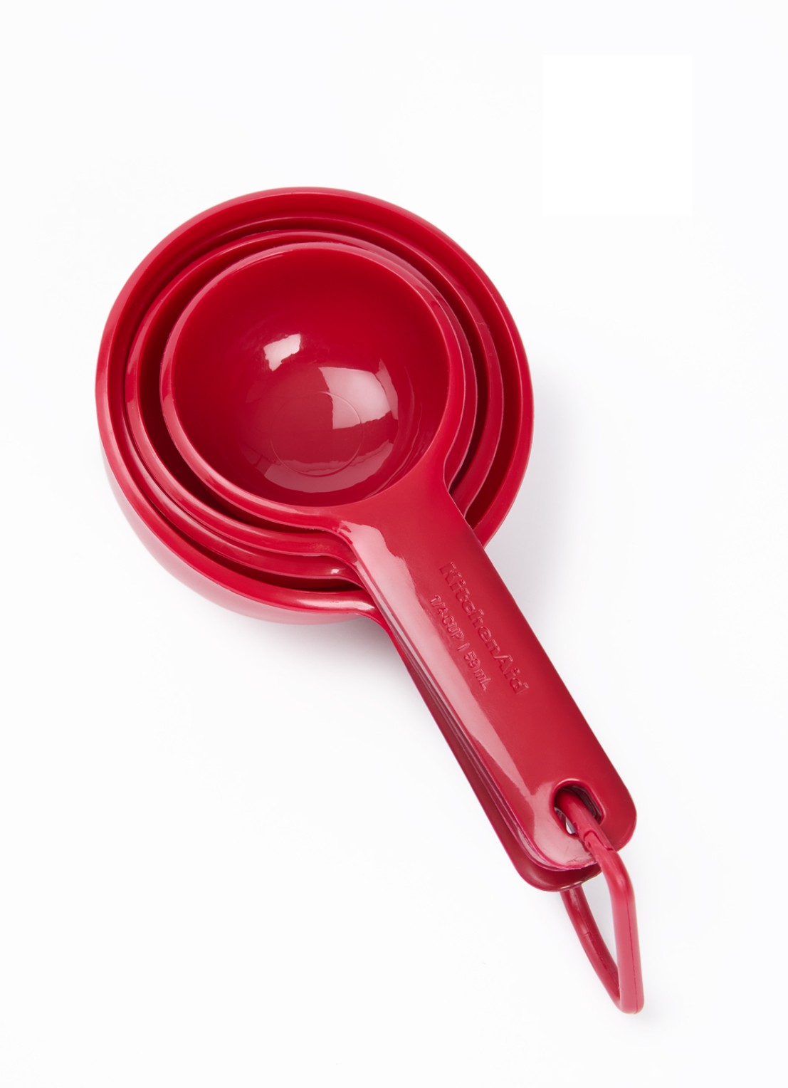 KitchenAid Universal maatlepel set van 4 - voorkant rood