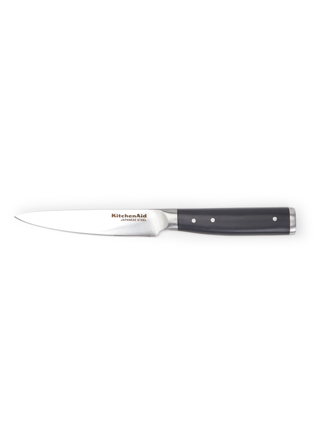 KitchenAid Utility keukenmes 23 cm  - voorkant zwart