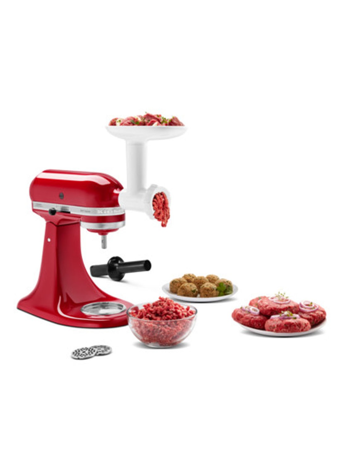KitchenAid Voedselmolen 5KSMFGA - detail 4 wit