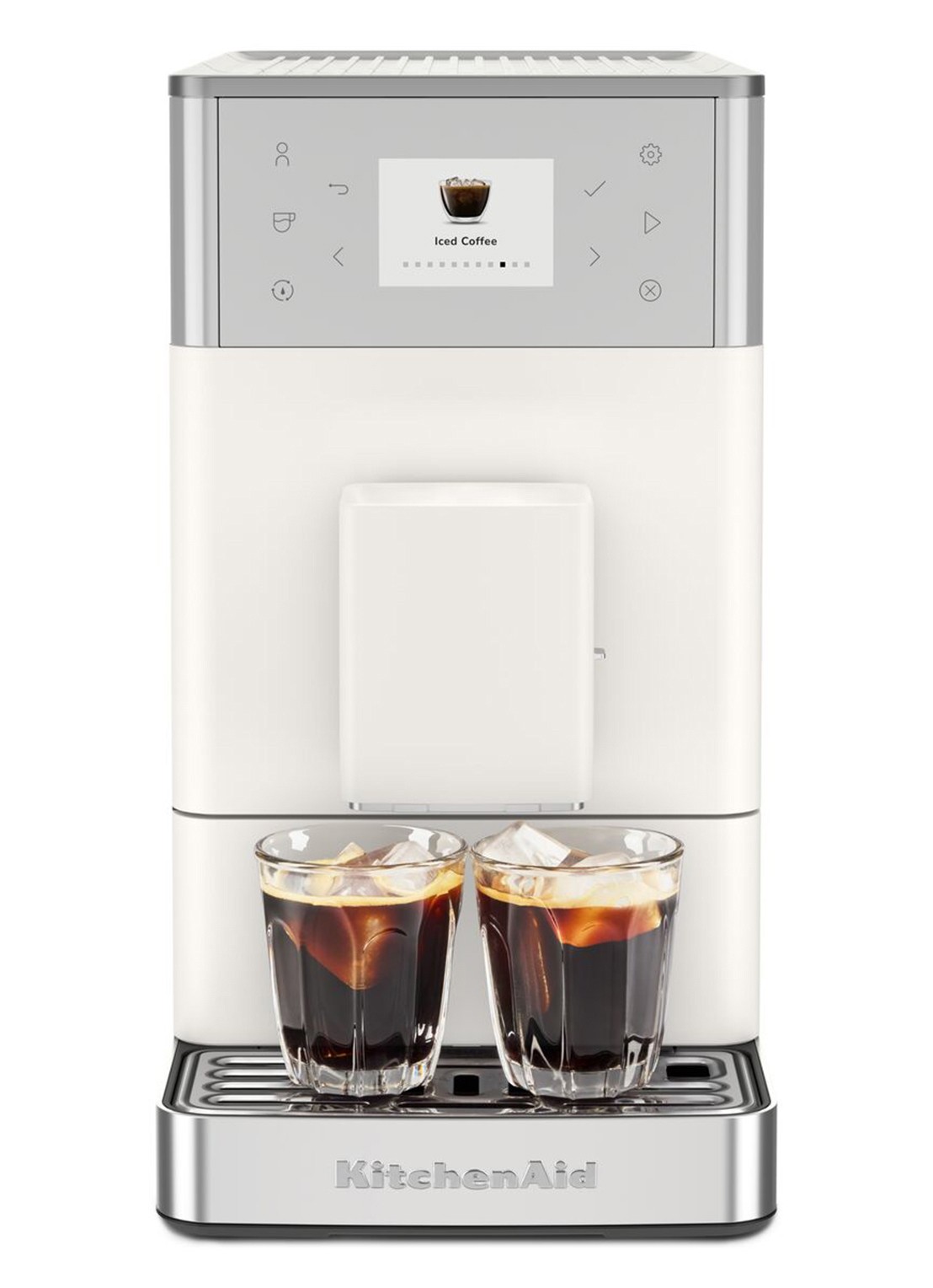 KitchenAid Volautomatische espressomachine KF3 - voorkant wit