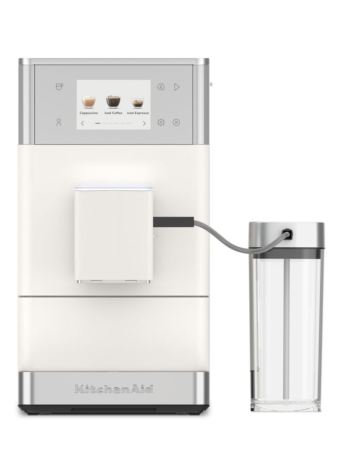 KitchenAid Volautomatische espressomachine KF4 - voorkant wit