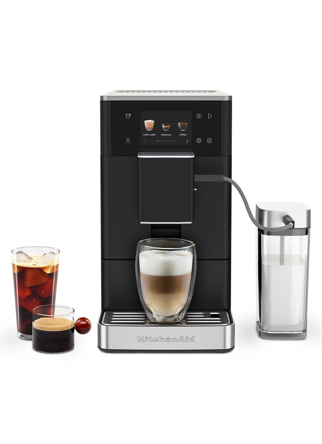 KitchenAid Volautomatische espressomachine KF4 - achterkant 2 zwart